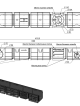 Лоток пластиковый SteeStart DN 100 H 120
